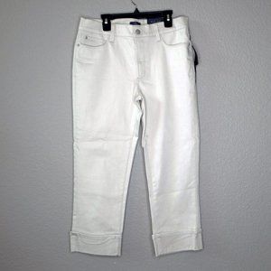 NYDJ Women's Capri Denim Jeans Size 6 Clay/ light Tan/ light beige NWT